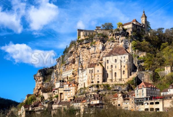 Rocamadour village, a beautiful UNESCO world culture heritage site, France - GlobePhotos - royalty free stock images