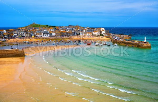 St Ives, a popular seaside town and port in Cornwall, England - GlobePhotos - royalty free stock images