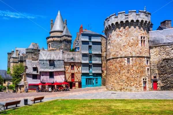 Vitre Old Town, Brittany, France - GlobePhotos - royalty free stock images