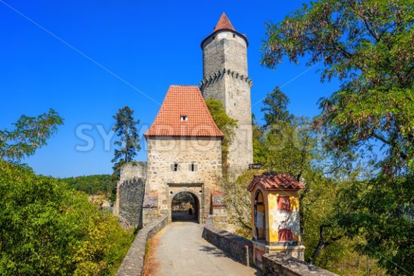 Historical medieval gothic castle of Zvikov, Czech Republic - GlobePhotos - royalty free stock images