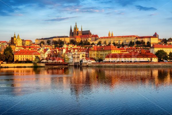 Prague Old Town, Czech Republic, on sunrise - GlobePhotos - royalty free stock images