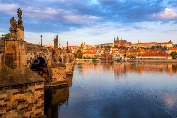 Prague Old Town, Czech Republic, on sunrise - GlobePhotos - royalty free stock images