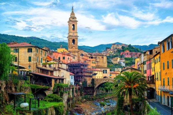 Dolcedo, picturesque medieval town in Liguria, Italy - GlobePhotos - royalty free stock images