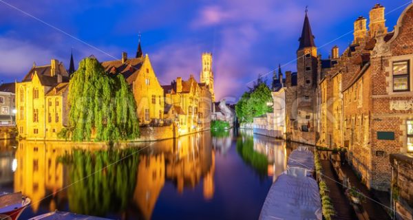 The Bruges historical Old Town, Belgium, an UNESCO World Culture Heritage site - GlobePhotos - royalty free stock images