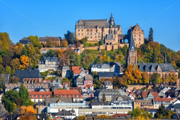 Marburg historical medieval Old Town, Germany - GlobePhotos - royalty free stock images