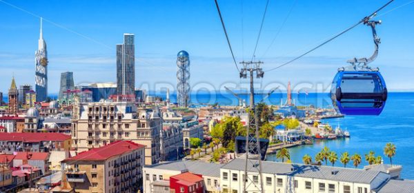 Batumi city, Georgia, panoramic view of the skyline and port - GlobePhotos - royalty free stock images