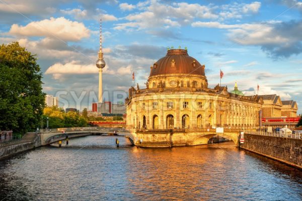 Berlin, Germany, Museum island, Spree river and Alexanderplatz - GlobePhotos - royalty free stock images