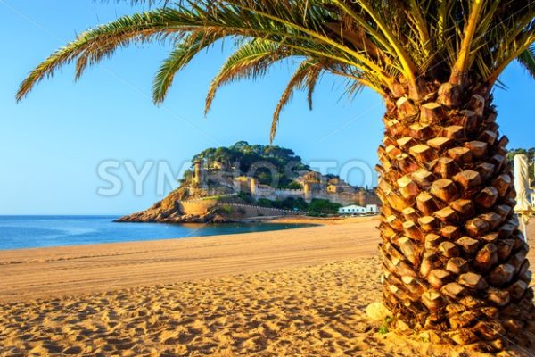 Tossa de Mar, a popular resort town on Costa Brava, Spain - GlobePhotos - royalty free stock images