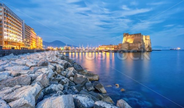 Castel dell Ovo (Egg castle) in Naples, Italy - GlobePhotos - royalty free stock images