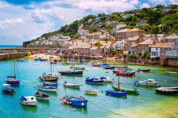 Fishing port of Mousehole village, Cornwall, England - GlobePhotos