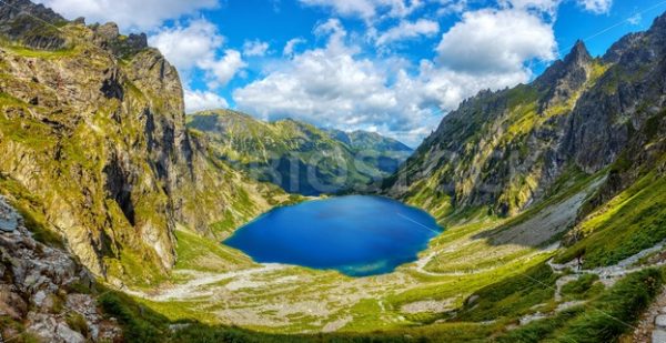 Morskie Oko lake in polish Tatra Mountains, Poland - GlobePhotos - royalty free stock images