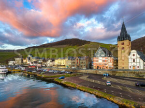 Bernkastel Kues Old town on Mosel river, Germany