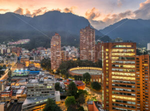 Bogota city center, Santa Fe, Colombia