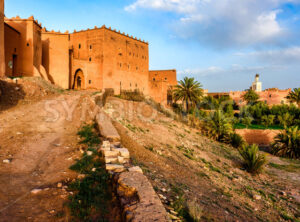 Clay Kasbah Taourirt in Ouarzazate, Morocco - GlobePhotos - royalty free stock images