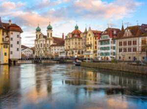 Historical Lucerne Old town, Switzerland