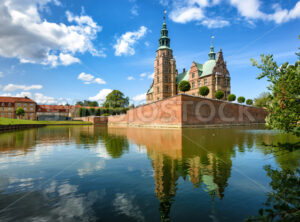 Rosenborg castle in Copenhagen city, Denmark