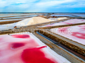 Salin de Aigues-Mortes saltworks, Camargue, France