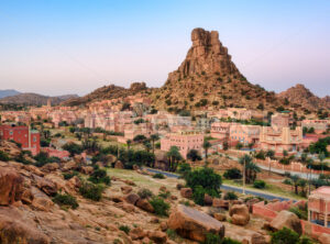 Tafraoute town in Souss-Massa region, Morocco - GlobePhotos - royalty free stock images