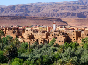 Tinghir oasis city in the Atlas mountains, Morocco - GlobePhotos - royalty free stock images